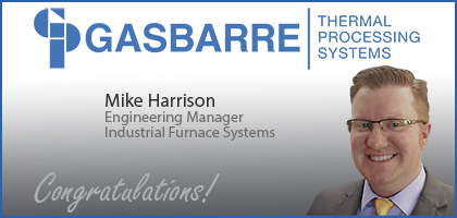 Gasbarre Announces Promotion