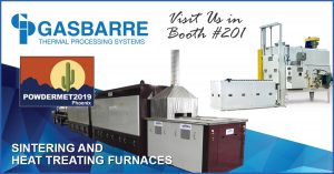 PowderMet 2019 Gasbarre - heat treating furnaces