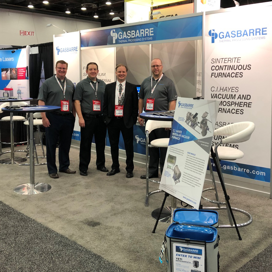 Are you at Heat Treat 2019?  Stop by the Gasbarre Thermal Processing Systems booth #2309 for your chance to win a Yeti Personal Cooler!