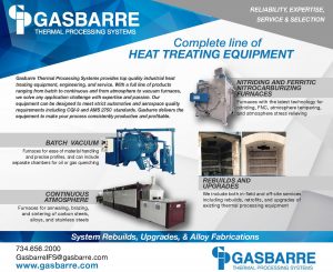 Gasbarre Thermal Processing Systems - Complete line of heat treating equipment