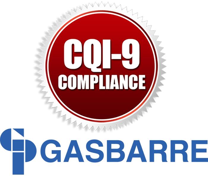 Gasbarre CQI-9 Compliance