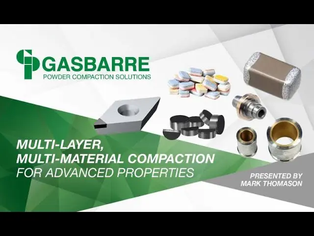 Do you have a product that requires multi-layer multi-material compaction?  Have you considered Gasbarre’s CNC Presses?