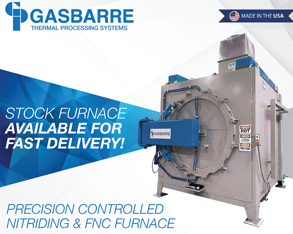 Gasbarre has a brand-new precision controlled Nitriding and FNC Furnace that’s waiting for you!