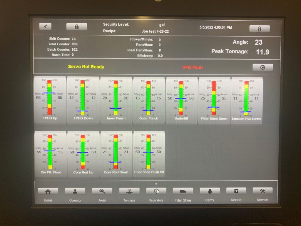 PSP200 AIR REG HMI