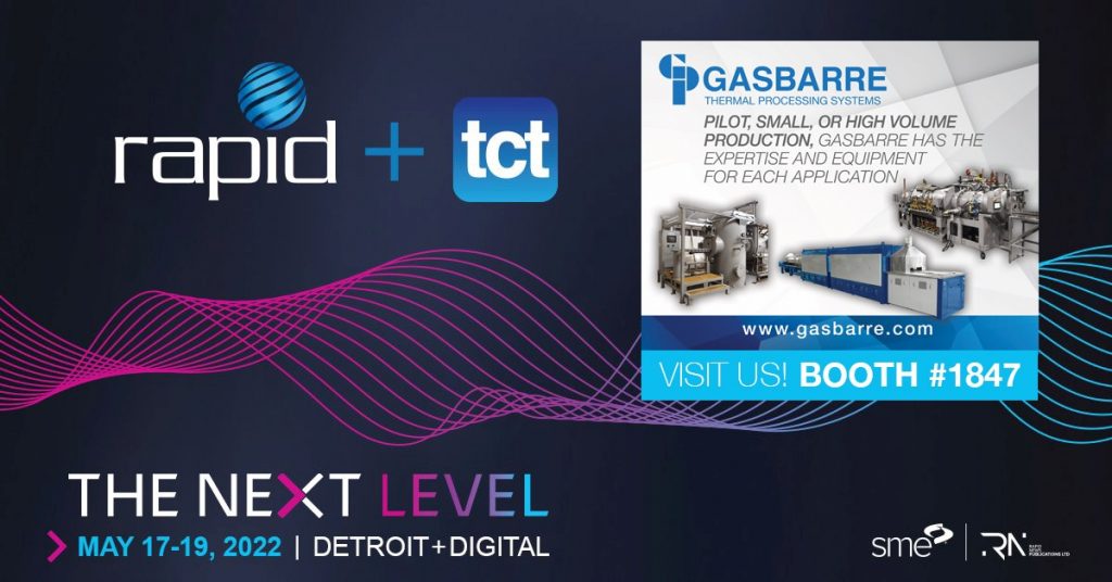 Gasbarre will be at Rapid 2022!